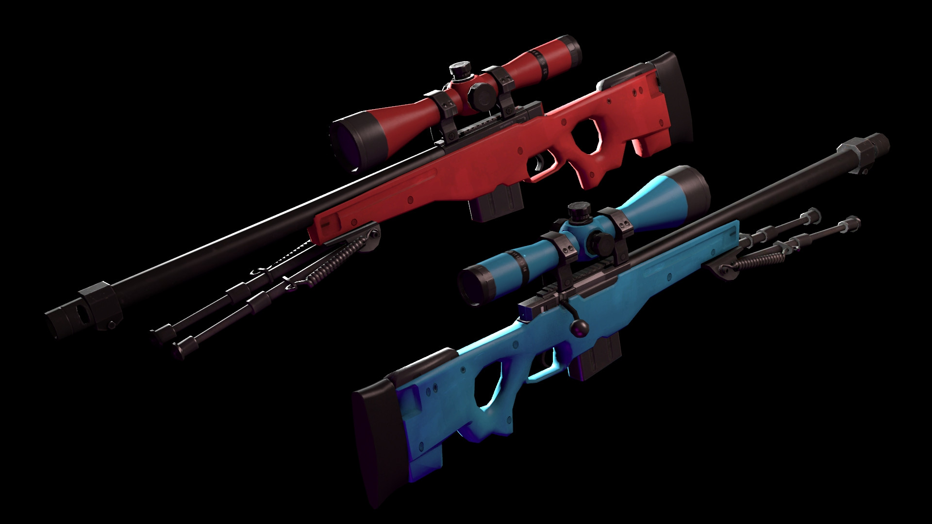 Team Colored AWPer Hand