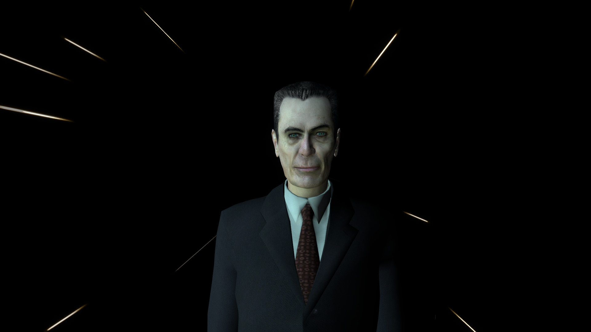 a photo of gman from half life 2 in the style of