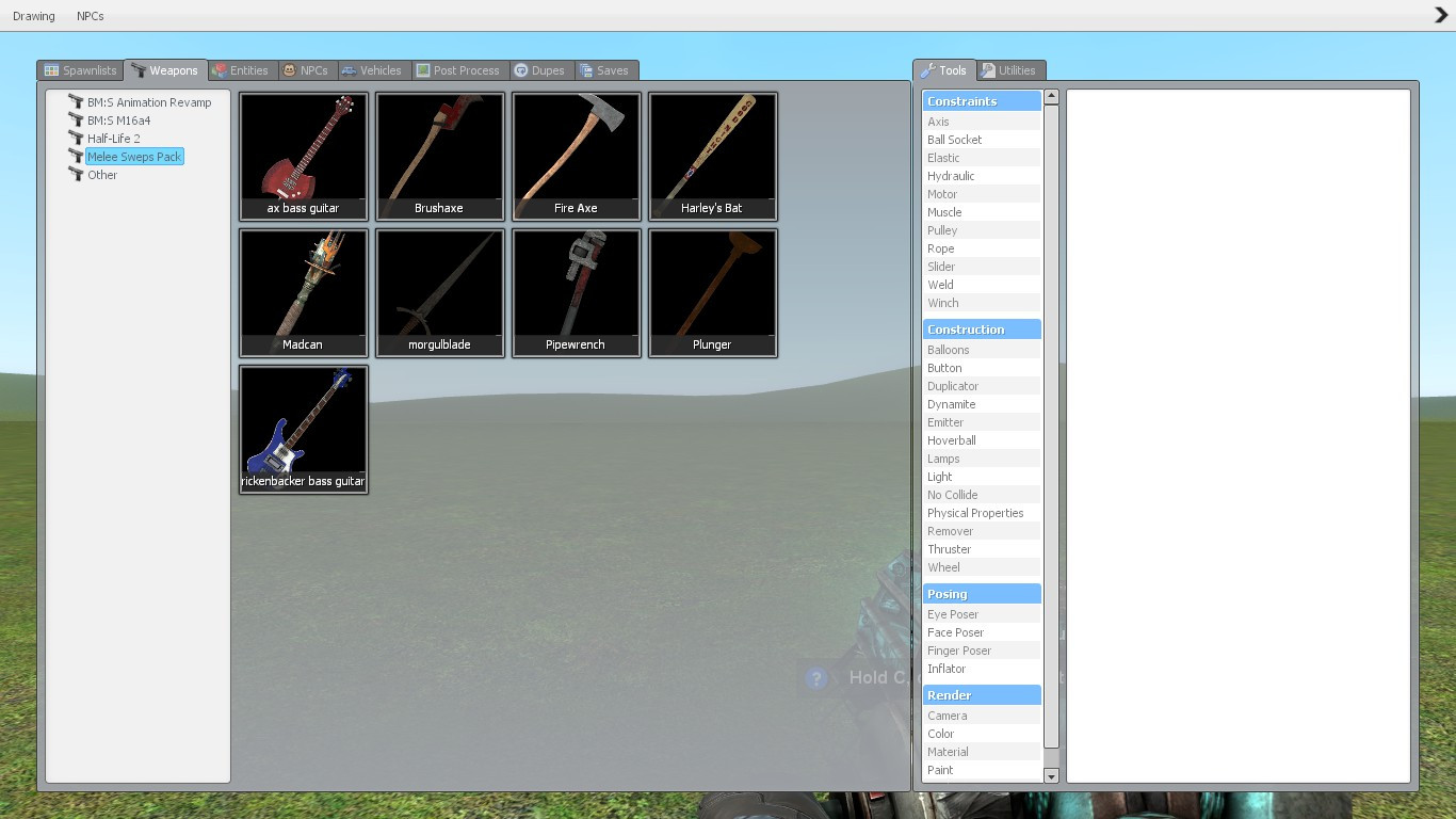 Melee Sweps Pack [Garry's Mod] [Mods]