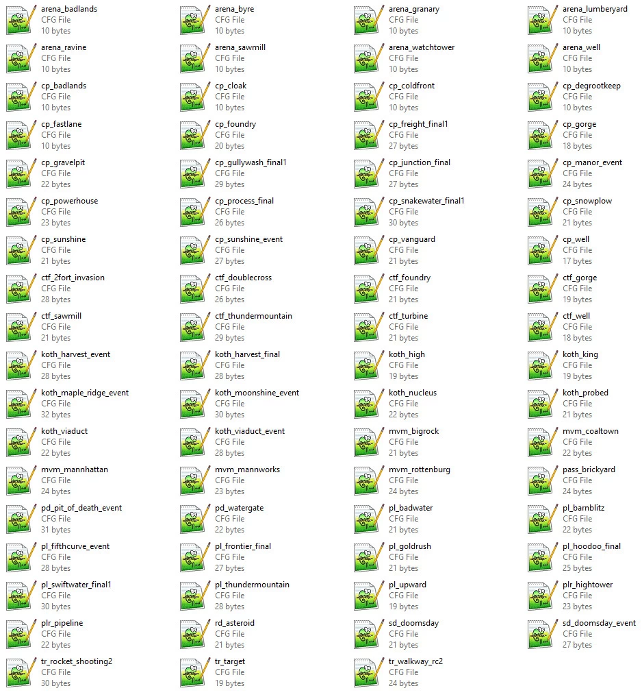 Map-Specific DEMO (Recording) Prefixes
