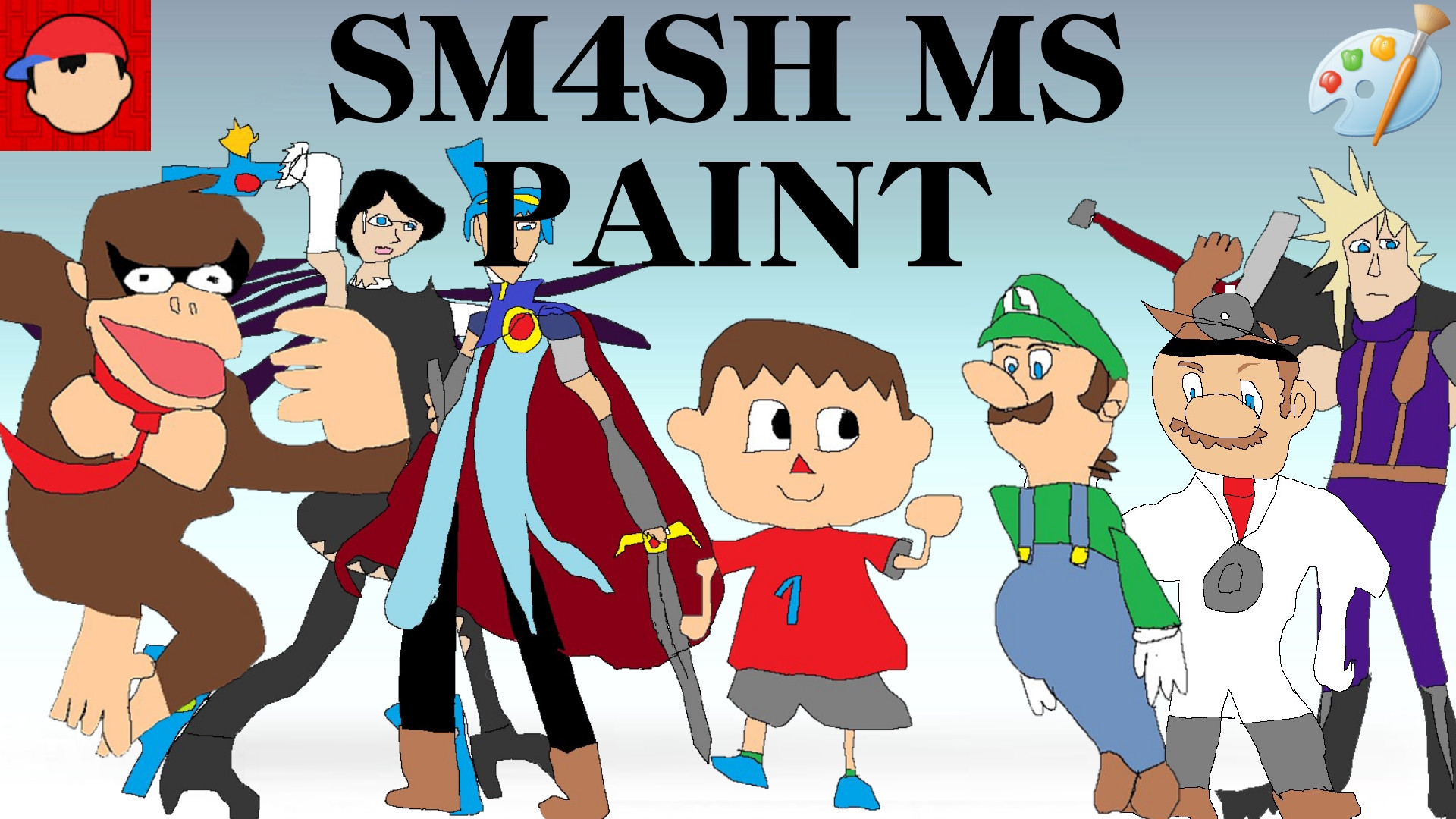 OHKO Sm4sh MS Paint Portraits