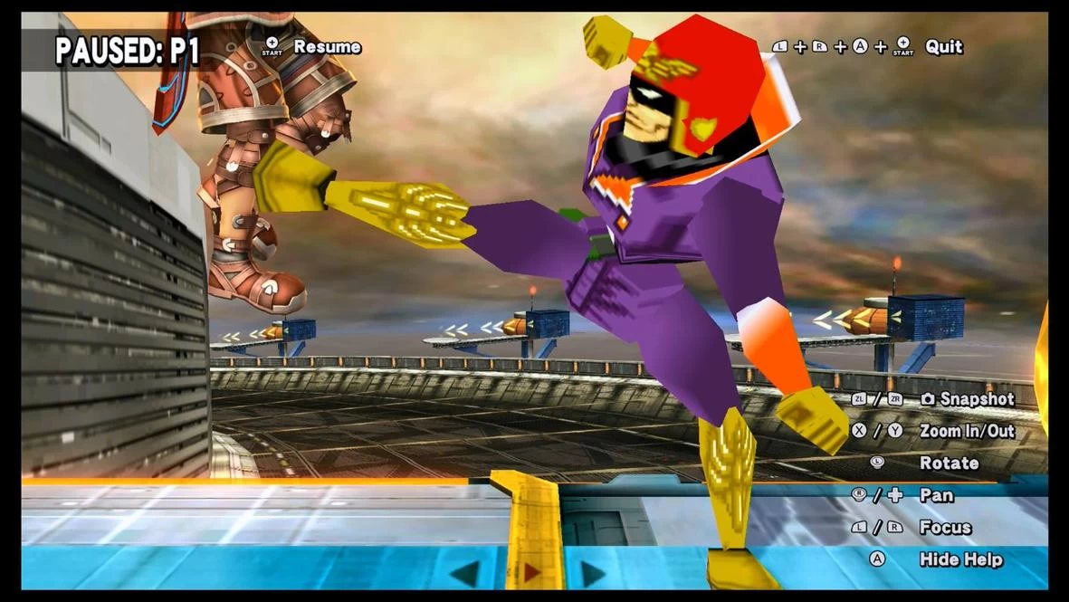 SSB64 C. Falcon Fsmash