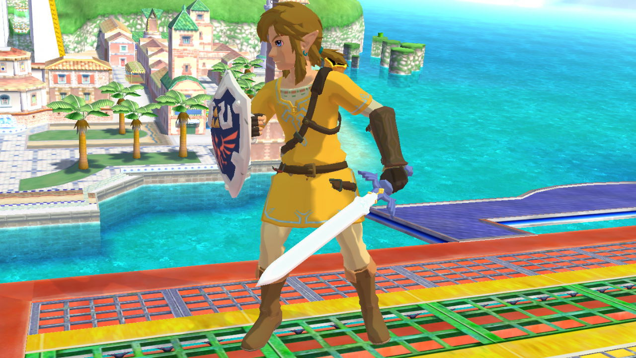 BOTW Link Recolors [Super Smash Bros. (Wii U)] [Mods]
