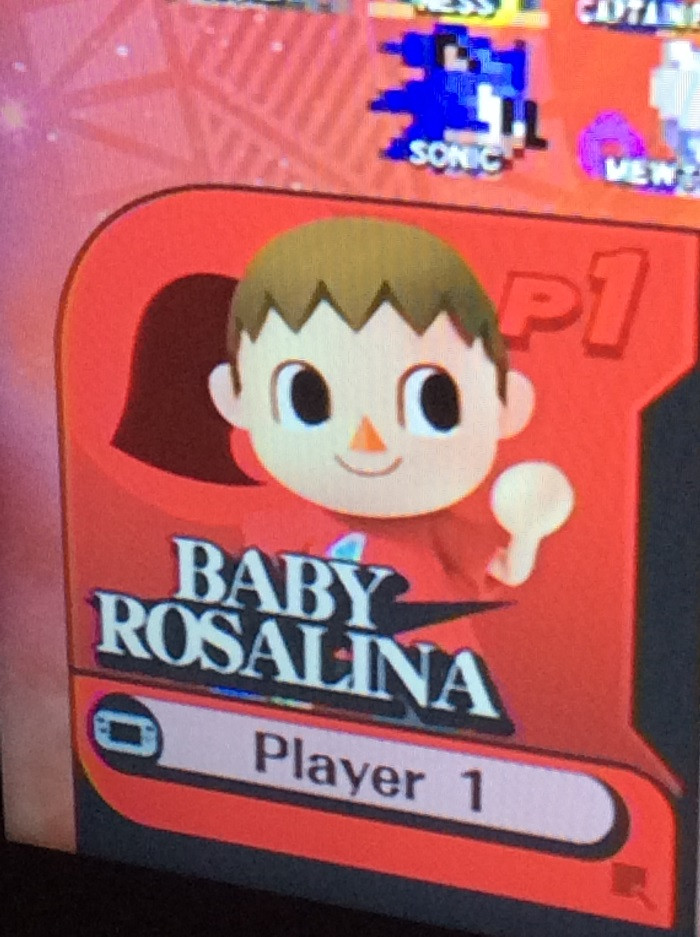 Baby Rosalina Nameplate