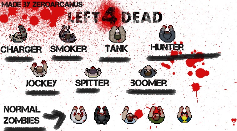 left 4 dead zombie names