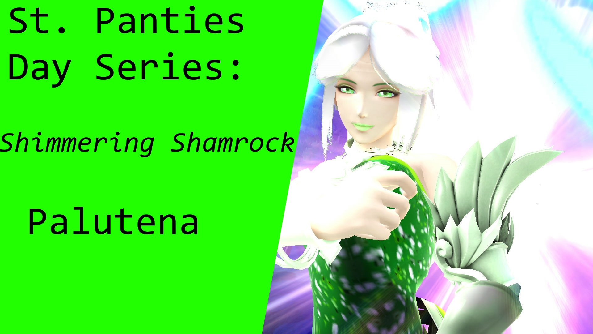 St. Panties Day: Shimmering Shamrock Palutena