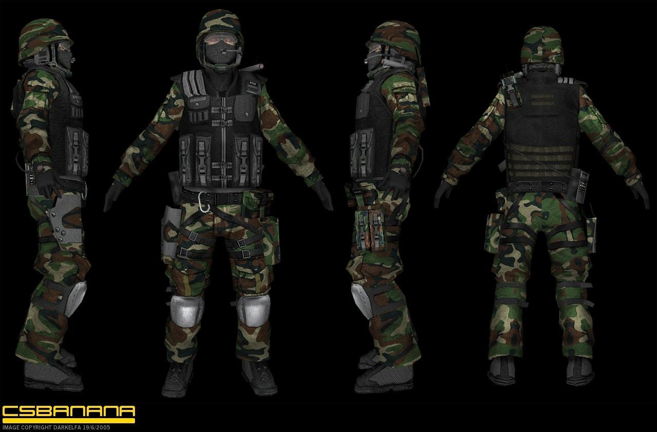 Jungle Camo CT [Counter-Strike: Source] [Mods]