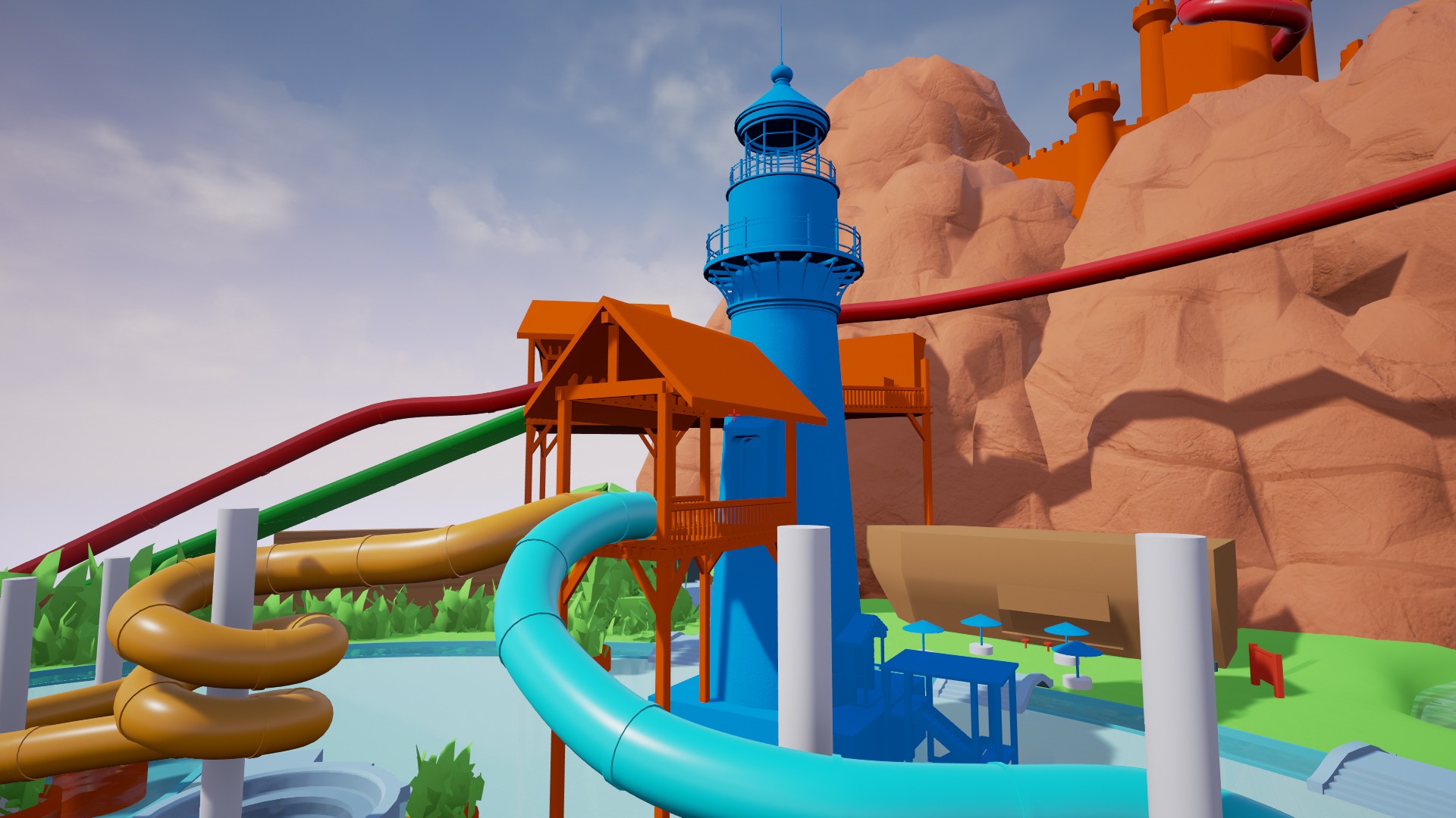 The Simplistic Waterpark 2016 [Unreal Tournament 3] [Mods]