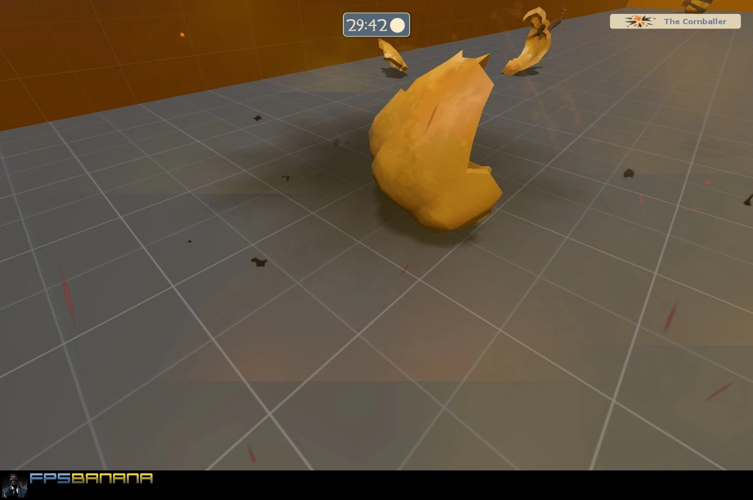Exploding halloween pumpkin