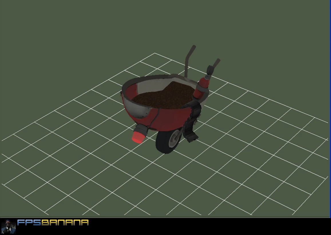 bomb wheelbarrow