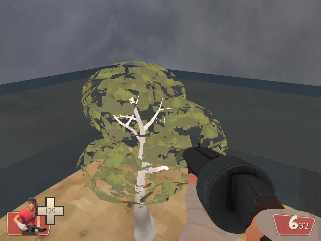 TF2 tree with leaves