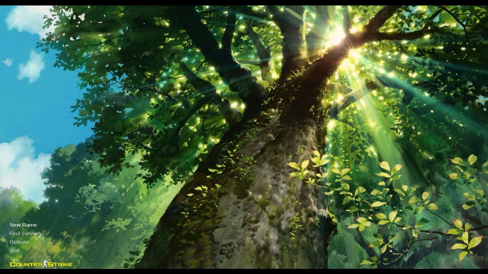 Nature-themed menu backgrounds in 1920x1080