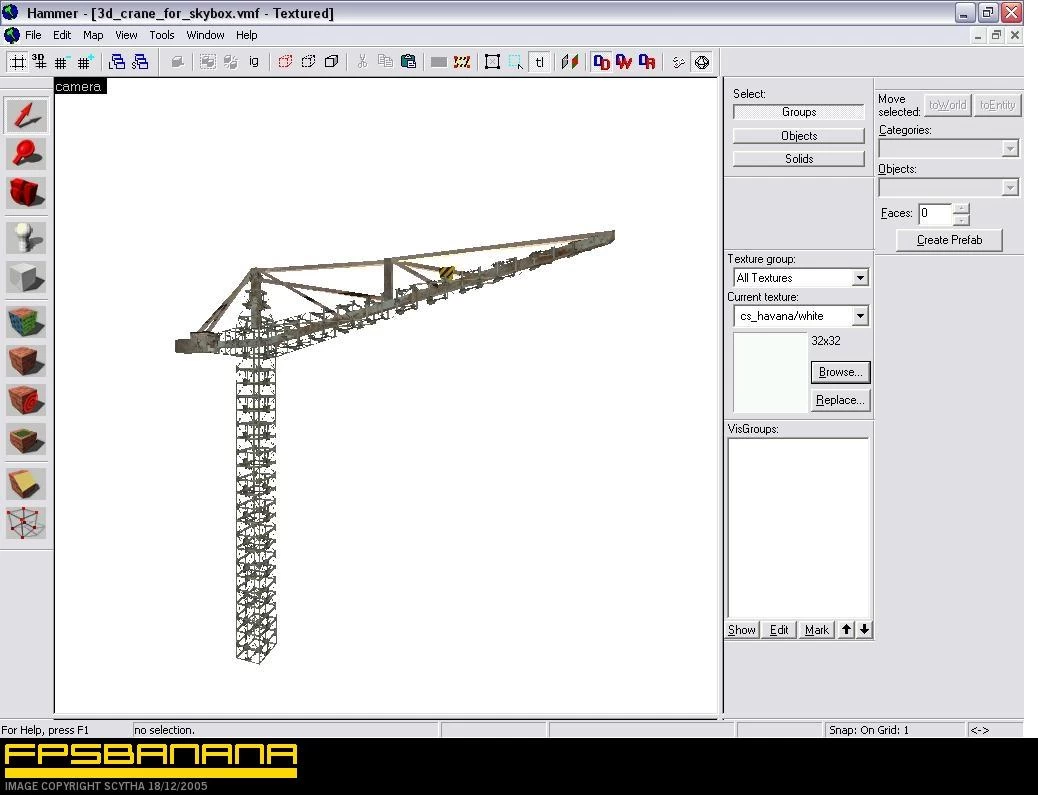 Crane (3D) For Skybox