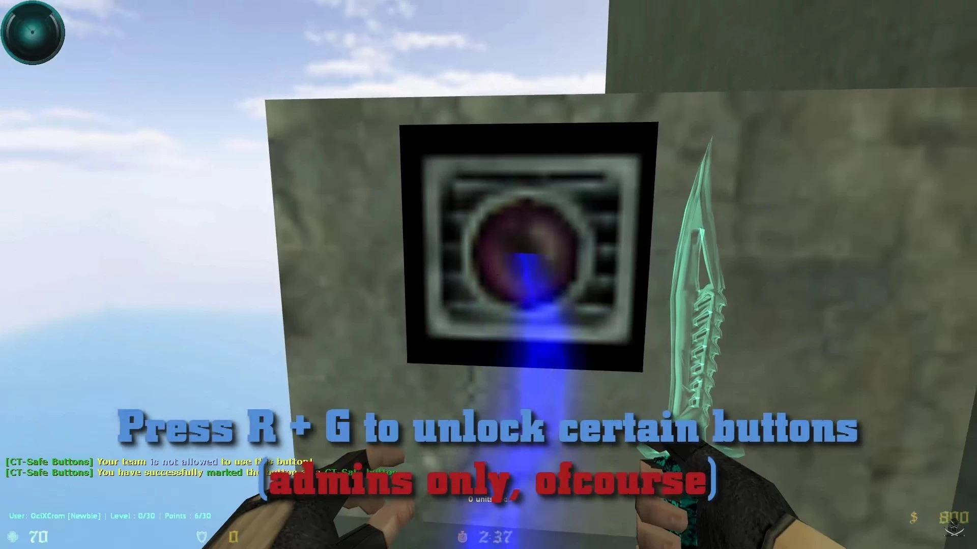 Deathrun: CTSafe buttons