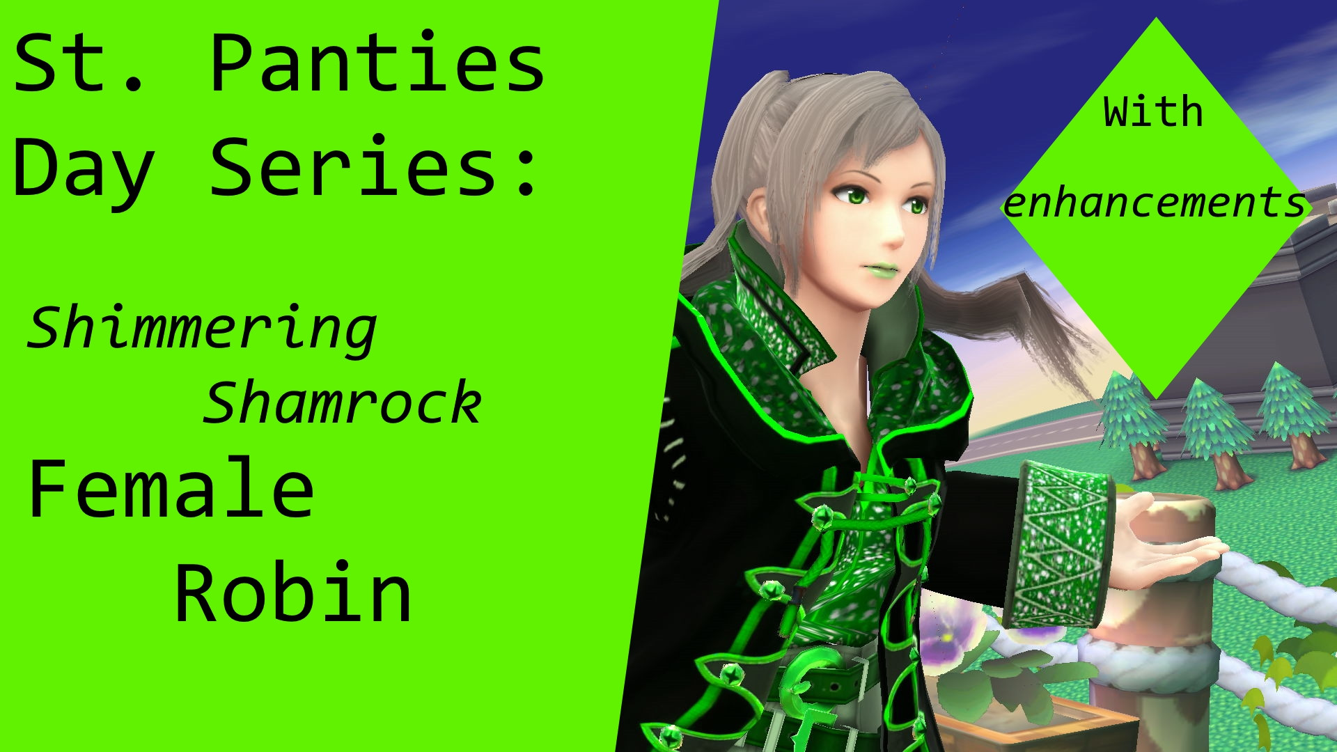 St. Panties Day: Shimmering Shamrock Female Robin