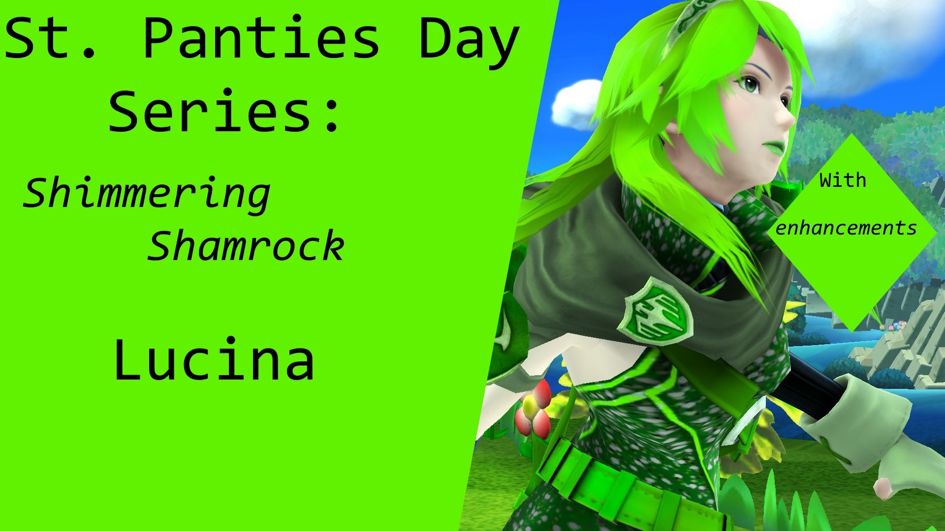 St. Panties Day: Shimmering Shamrock Lucina