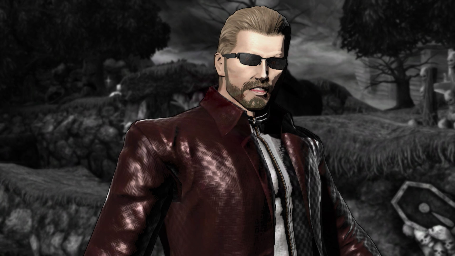 Wesker (Color #3) with facial hair