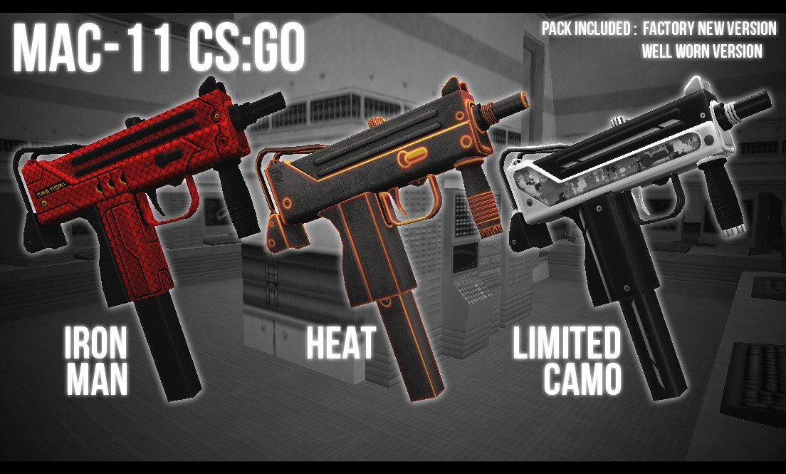 MAC-11 | Iron Man / Heat / Limited Camo