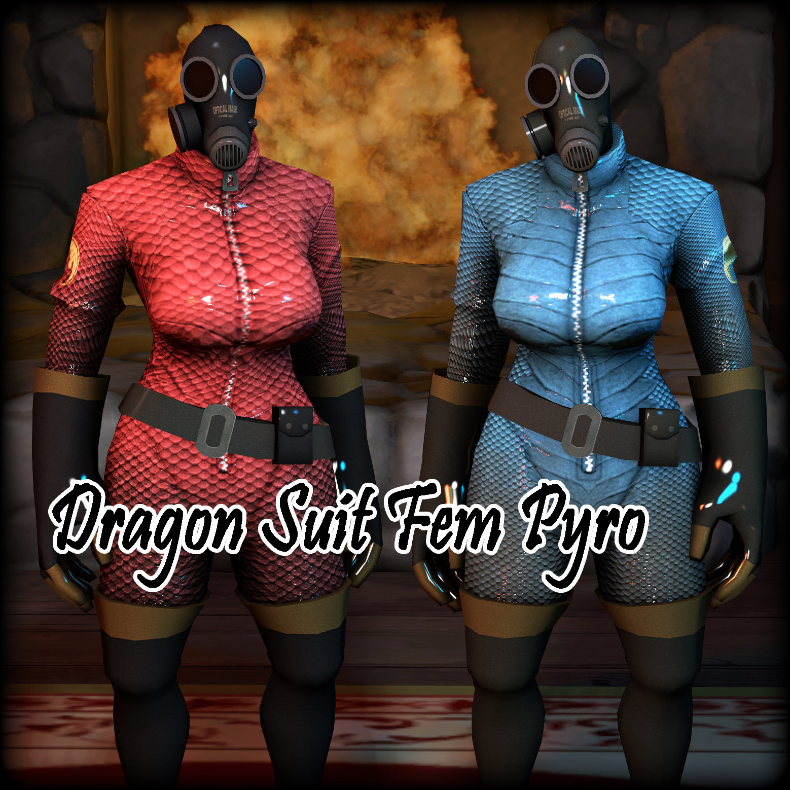 Dragon Suit Fem Pyro