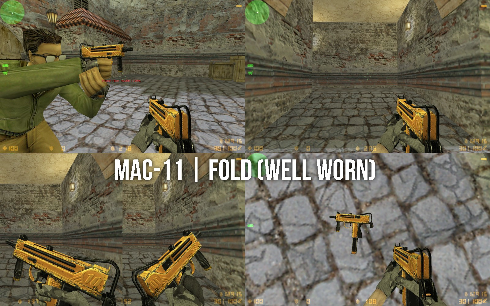 MAC-11 - Fold / Curse / Southeast Tiger [Counter-Strike 1.6] [Mods]