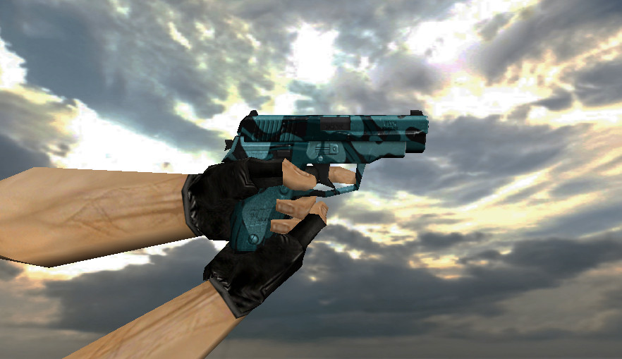 Default P228 w/ Ripple skin Mod for Counter-Strike 1.6 | CS1.6 Mods