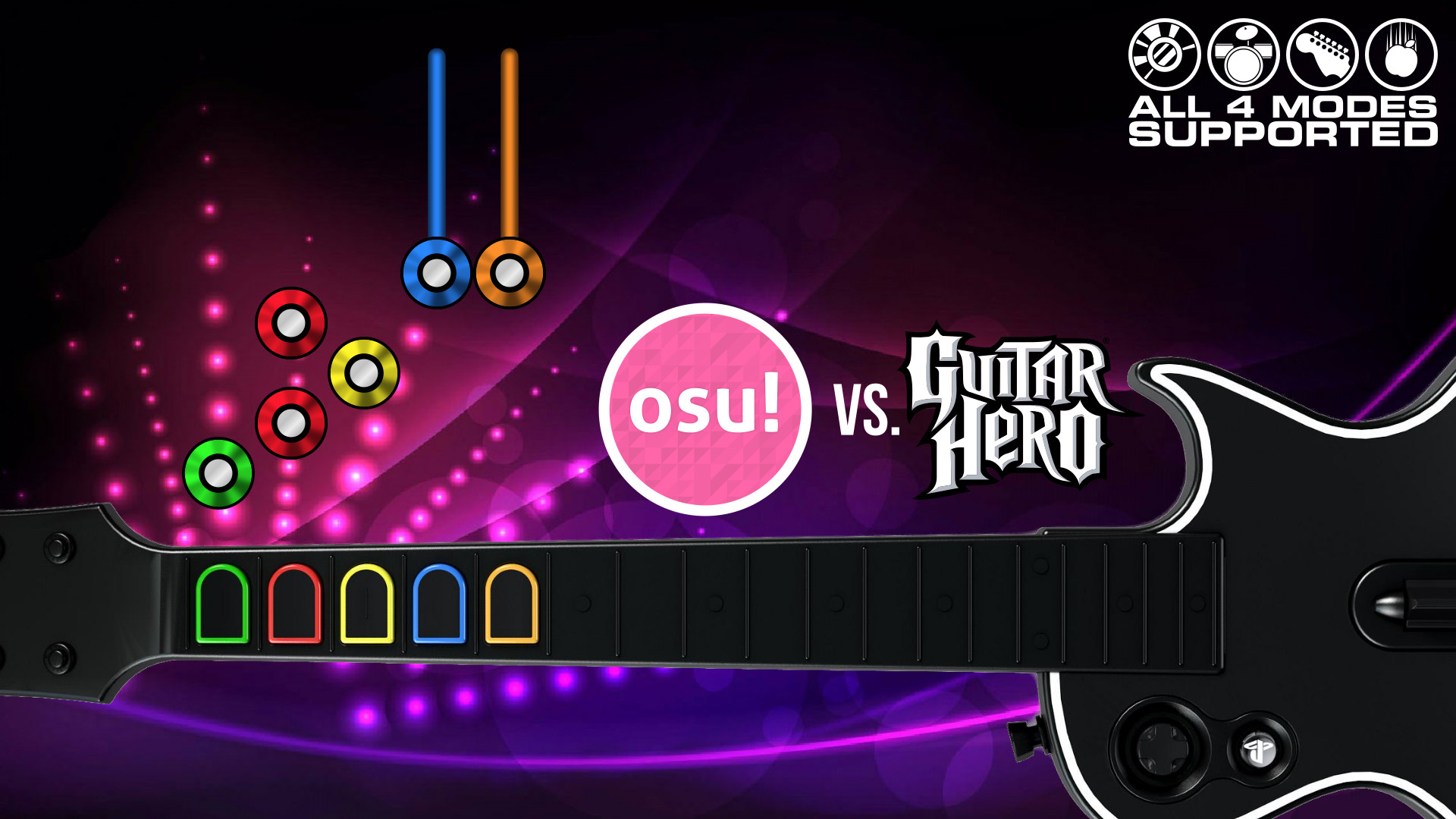 Guitar Hero Skin [Osu!] [Mods]