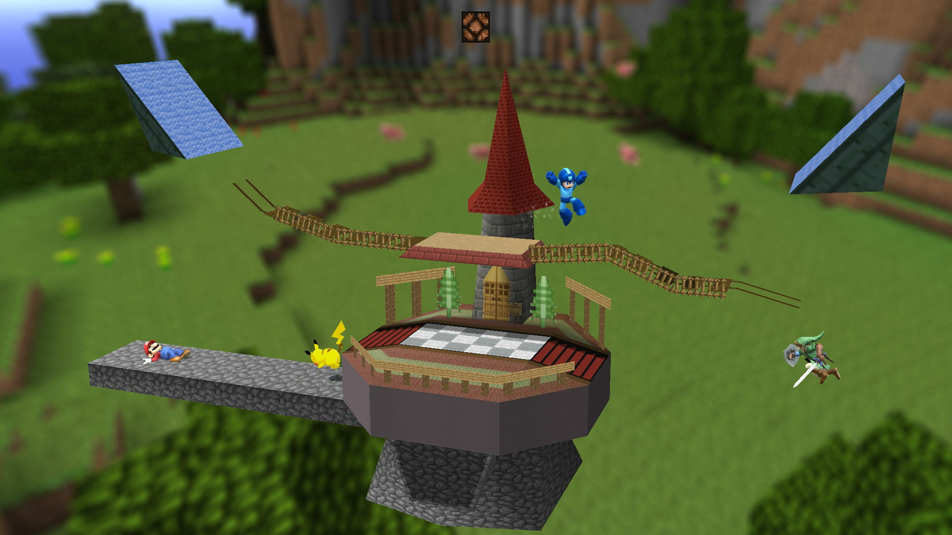 Minecraft Castle 64 [Super Smash Bros. (Wii U)] [Mods]