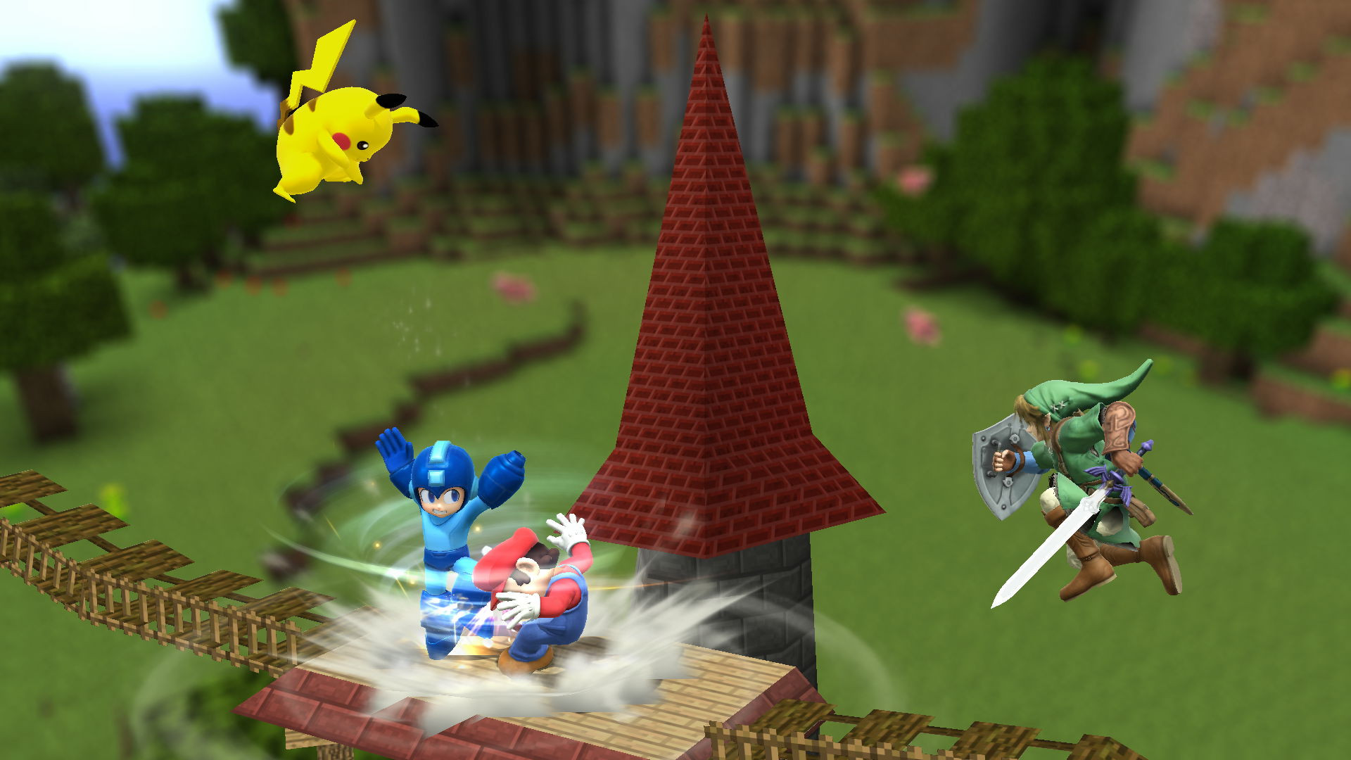 Minecraft Castle 64 [Super Smash Bros. (Wii U)] [Mods]
