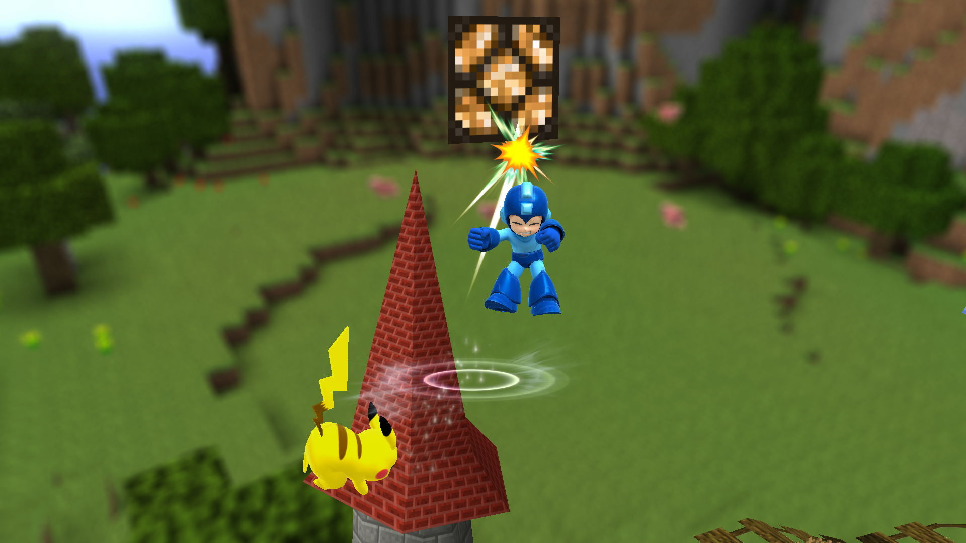 Minecraft Castle 64 [Super Smash Bros. (Wii U)] [Mods]