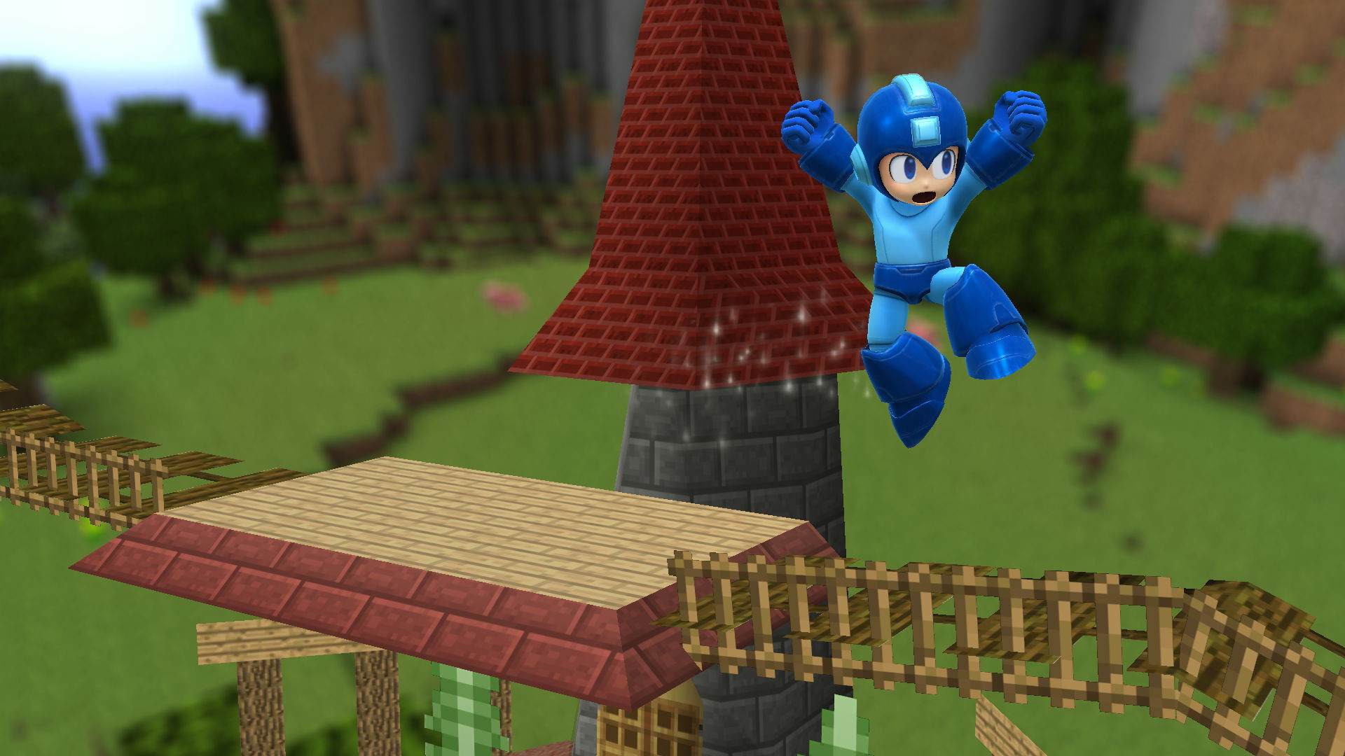 Minecraft Castle 64 [Super Smash Bros. (Wii U)] [Mods]