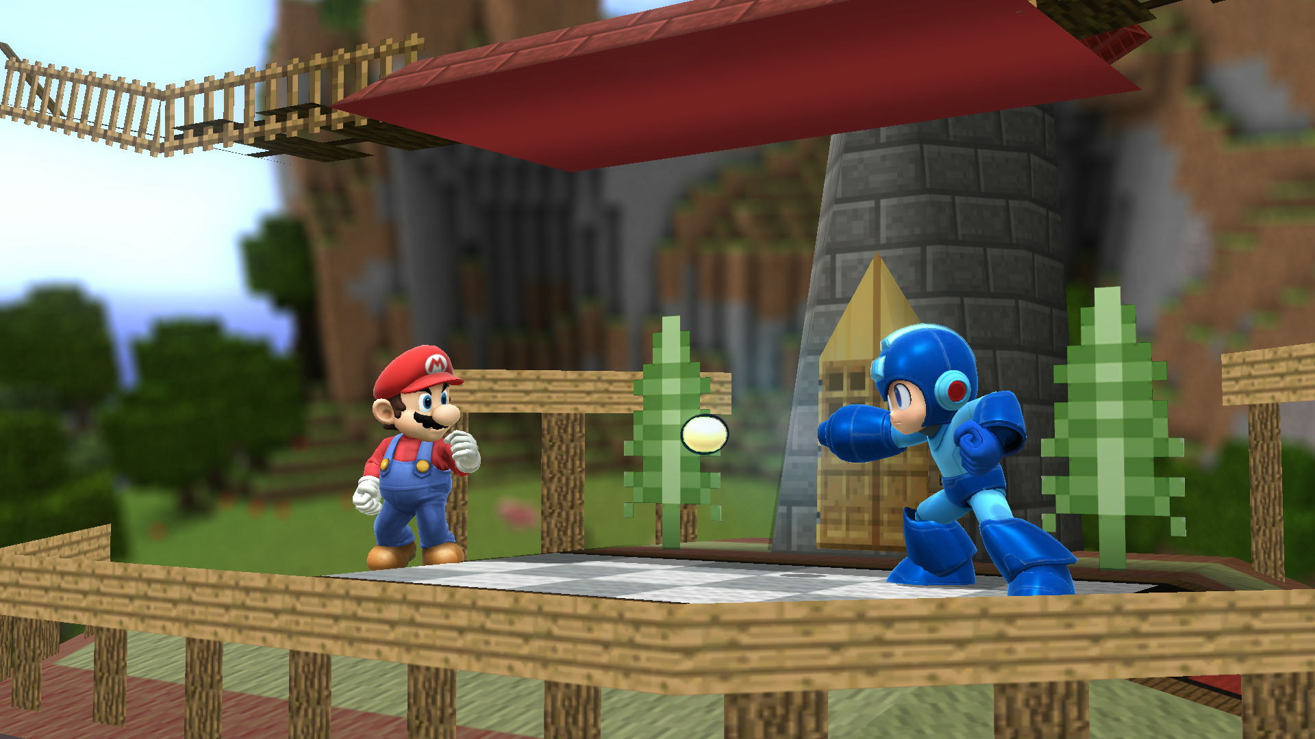 Minecraft Castle 64 [Super Smash Bros. (Wii U)] [Mods]