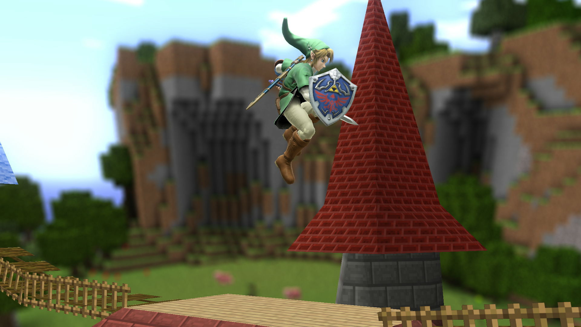 Minecraft Castle 64 [Super Smash Bros. (Wii U)] [Mods]