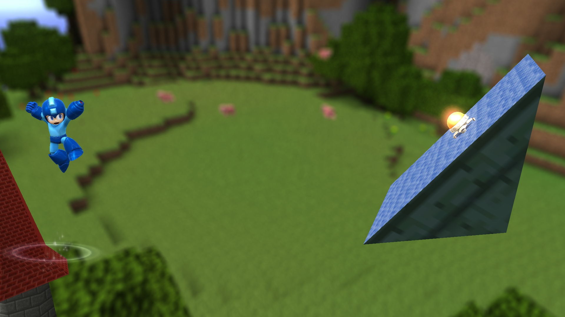 Minecraft Castle 64 [Super Smash Bros. (Wii U)] [Mods]