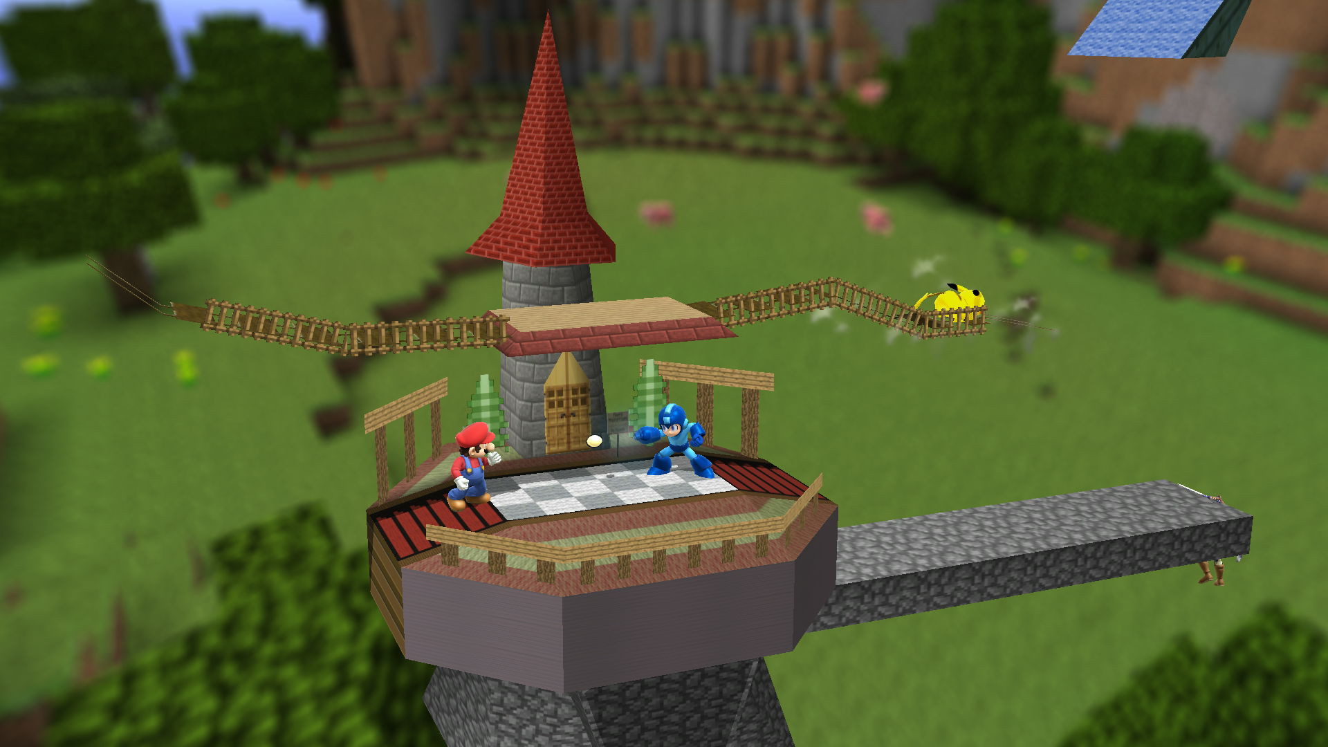 Minecraft Castle 64 [Super Smash Bros. (Wii U)] [Mods]