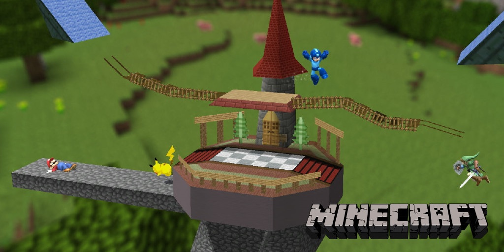 Minecraft Castle 64 [Super Smash Bros. (Wii U)] [Mods]