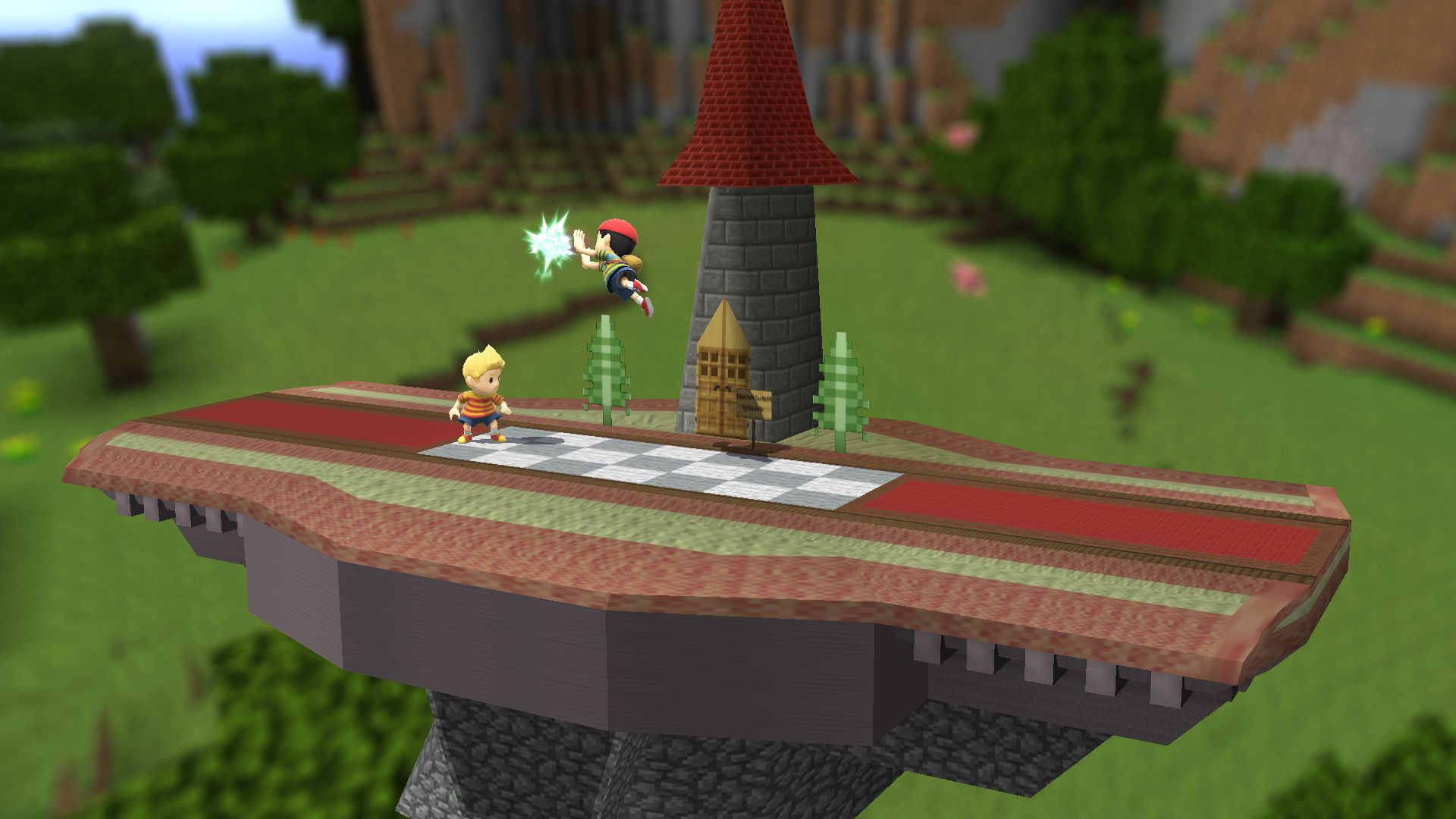 Minecraft Castle 64 [Super Smash Bros. (Wii U)] [Mods]