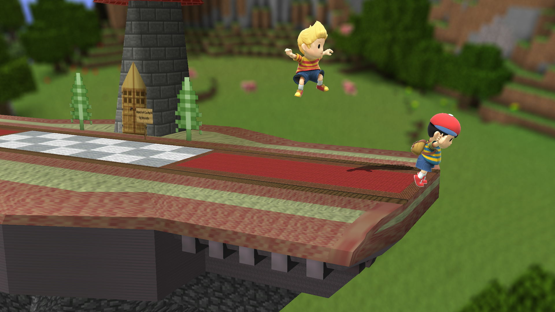 Minecraft Castle 64 [Super Smash Bros. (Wii U)] [Mods]