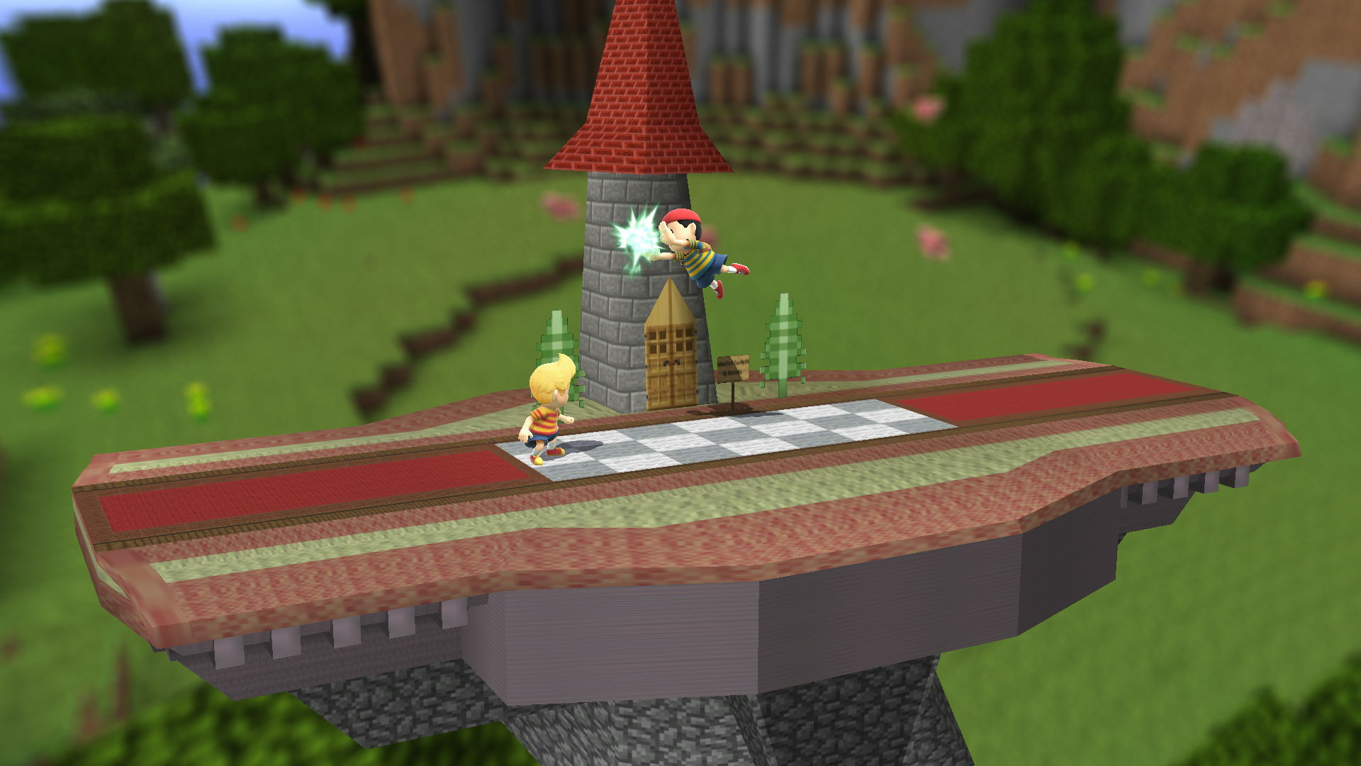 Minecraft Castle 64 [Super Smash Bros. (Wii U)] [Mods]