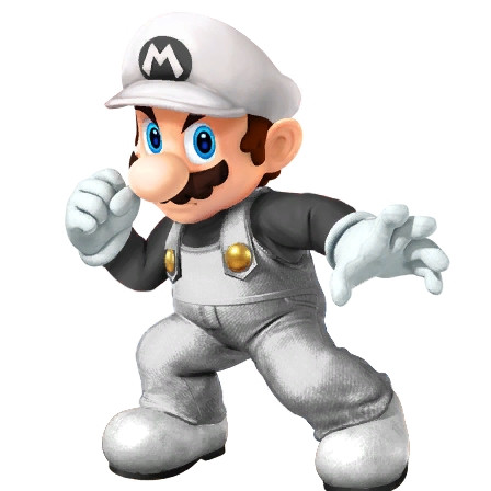 Black and White Mario [Super Smash Bros. (3DS)] [Mods]