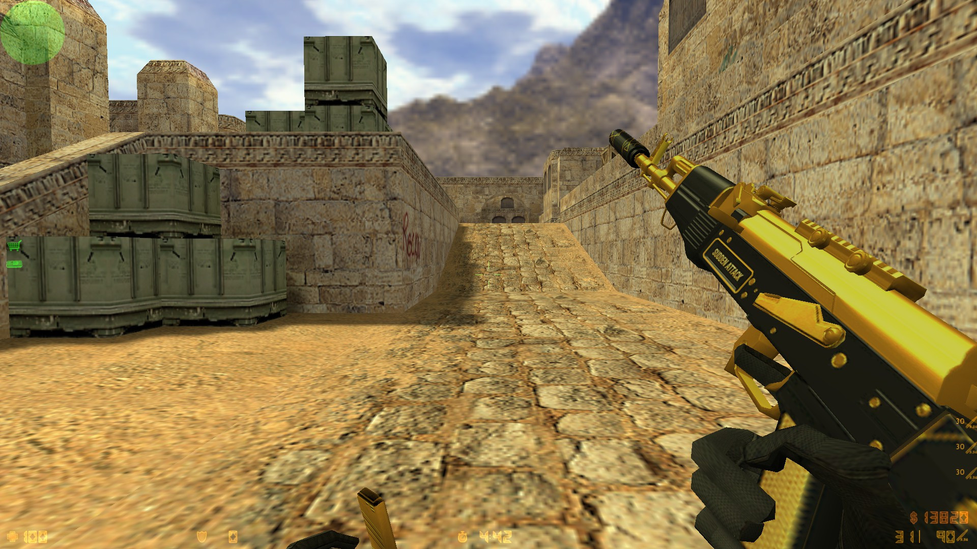 Sudden Attack] Gold Weapon Pack [Counter-Strike 1.6] [Mods]