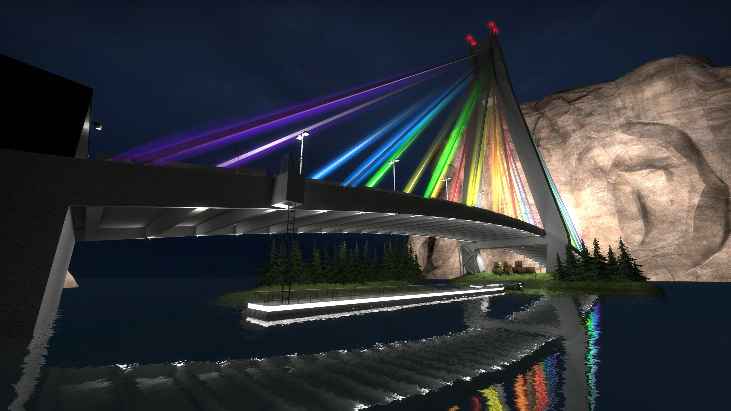 de_rainbow_bridge Mod for Counter-Strike: Global Offensive | CS:GO Mods