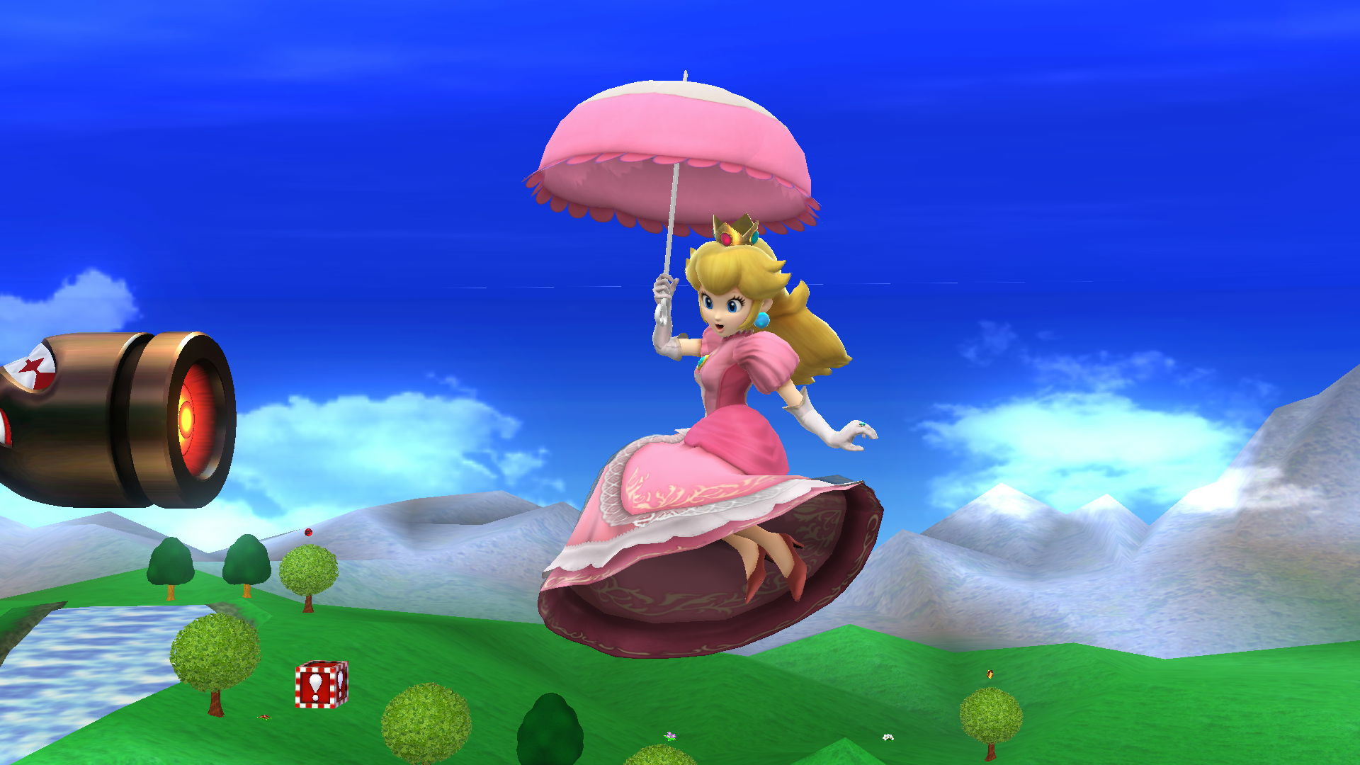 Mushroom Kingdom Princess Peach's Castle [Super Smash Bros. (Wii U)] [Mods]