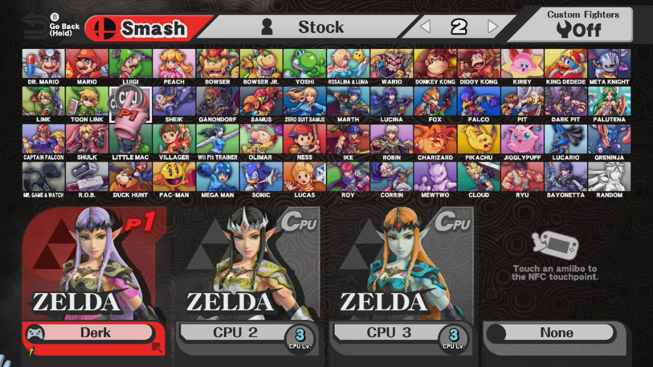 Hyrule Warriors Goddess Pack [Super Smash Bros. (Wii U)] [Mods]