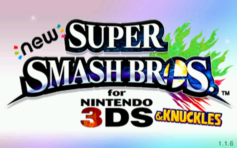 New super smash bros & knuckles [Super Smash Bros. (3DS)] [Mods]