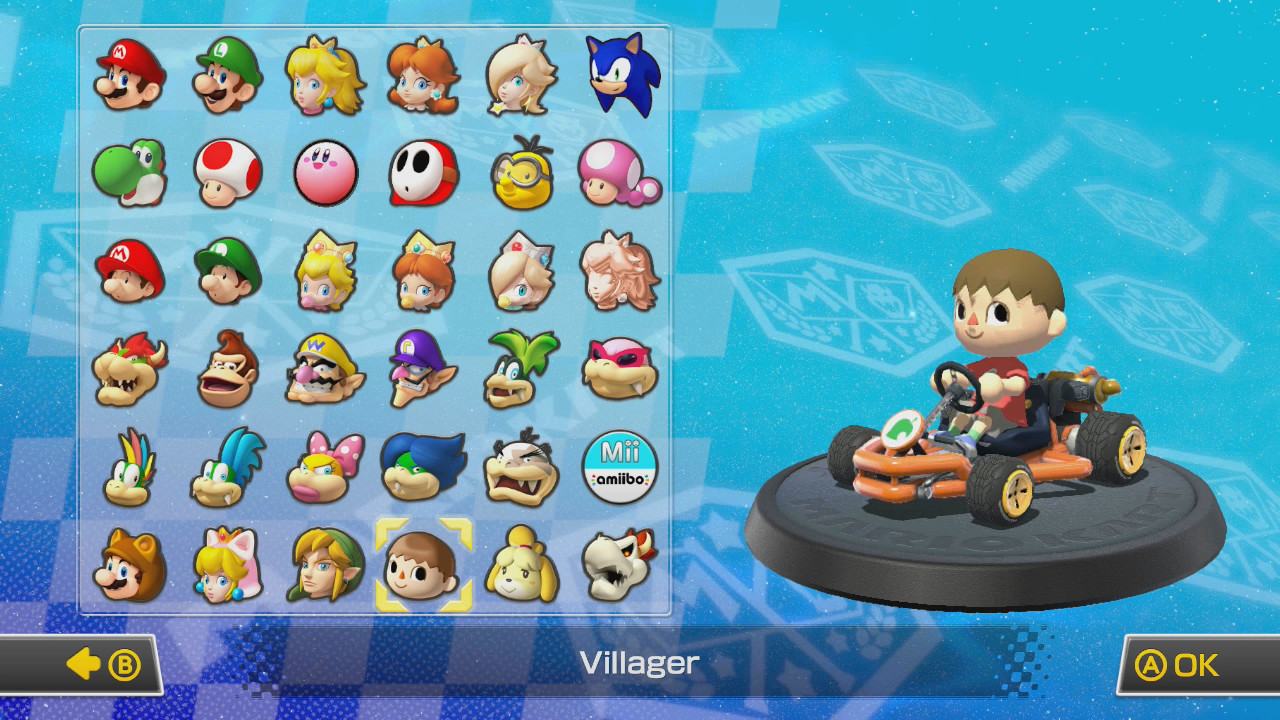 Smash Bros. Villager [Mario Kart 8] [Mods]