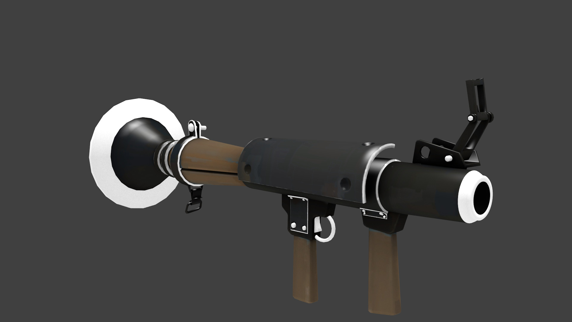 White Wall Rocket Launcher