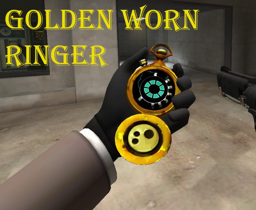 Golden Worn Ringer