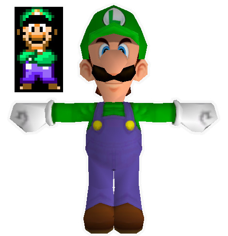 SMW Luigi [Mario Kart Wii] [Mods]