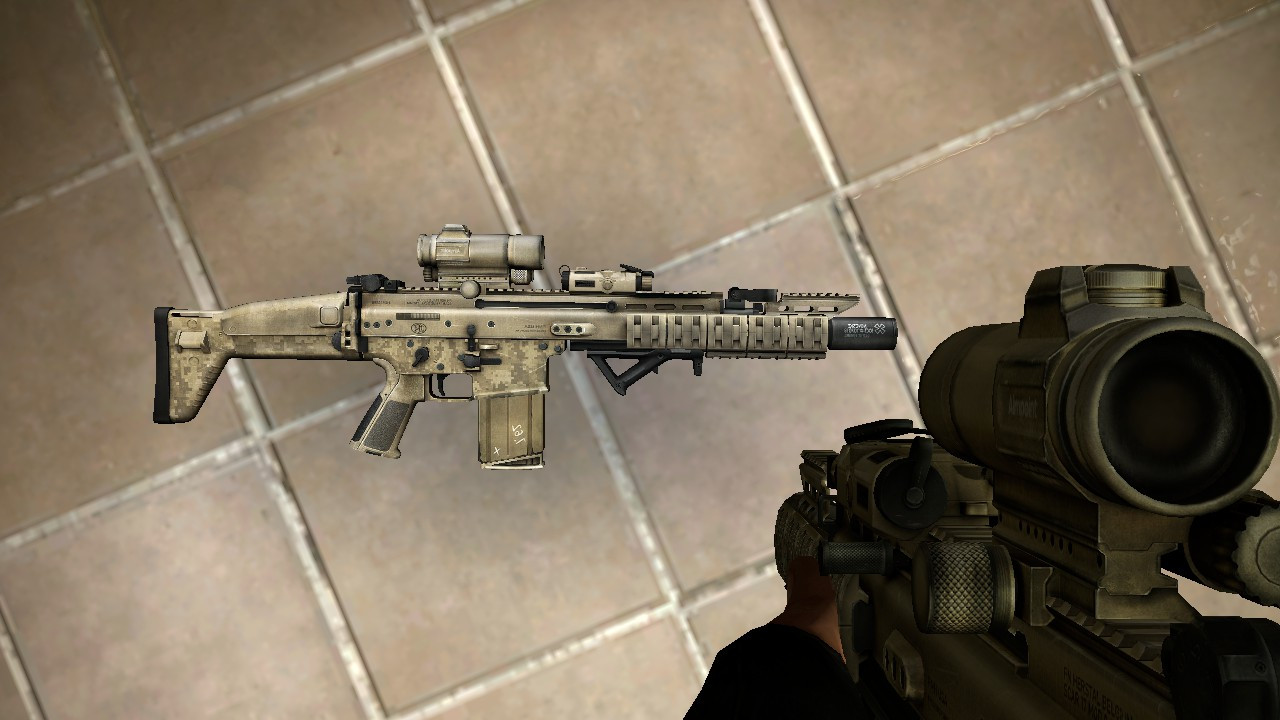 Scar-H MK17 v2 [Shader Fix] Mod for Counter-Strike: Source | CS:S Mods