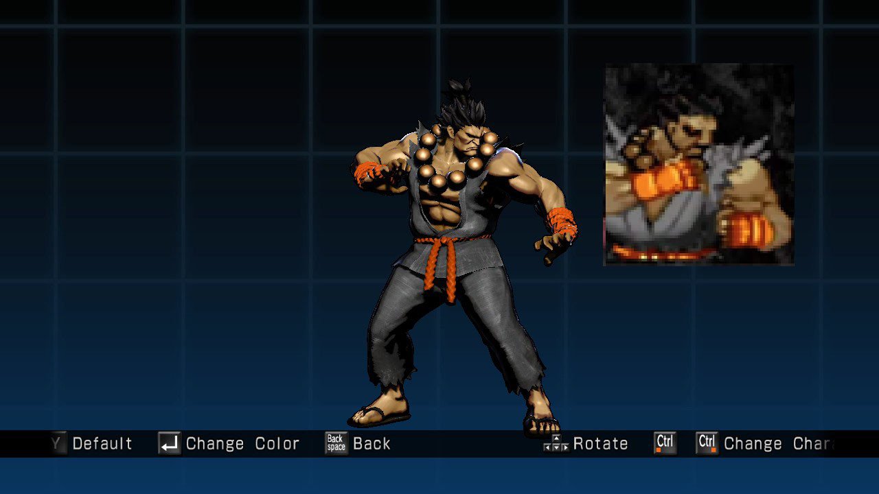 Akuma PC Street Fighter 4 skin modification #3